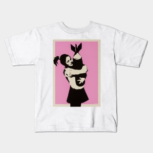 Banksy Bomb Hugger Art Kids T-Shirt